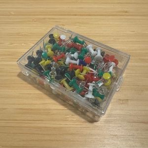 $5 or free with purchase - pack of push pins / thumb tacks